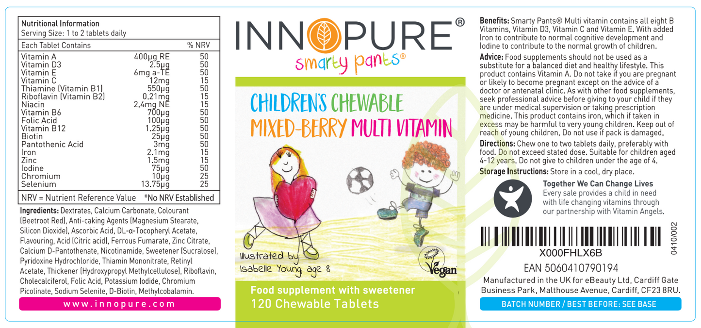 SmartyPants® Children's Chewable MultiVitamin